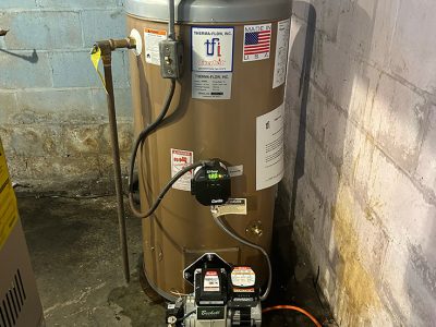 Glass Lined Oil Fired Water Heater Installation