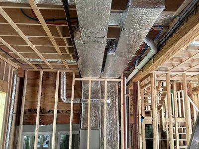 New Construction Air Conditioning Ducts